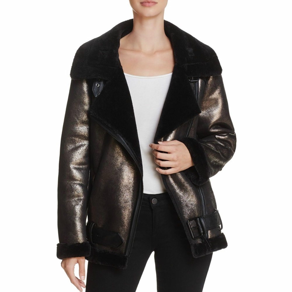 Sunset + Spring Metallic Moto Jacket - Picture 2 of 7